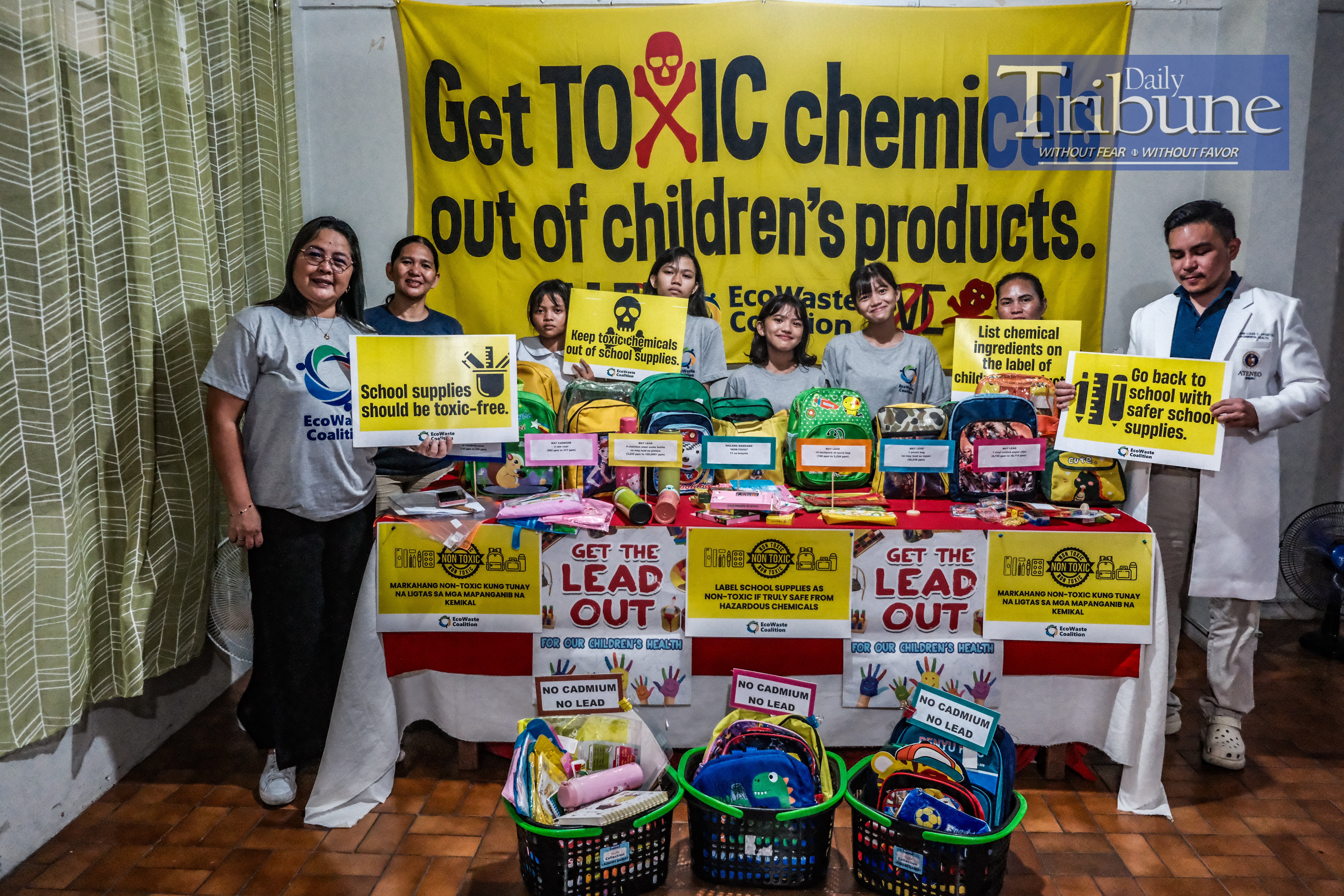 EcoWaste Coalition calls for mandatory labeling of children's school material